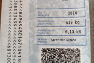 Przyczepka samochodowa TEMA 2014 r.