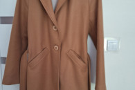 Płaszcz flausz karmelowy 40