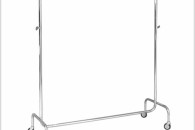 Stojak regulowany na kółkach