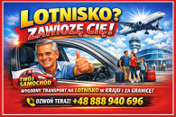 Zawiozę Ciebie i/lub Twoją rodzinę na LOTNISKO