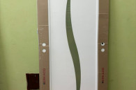 Drzwi, skrzydło wewnętrzne 80L białe Aralia 1