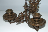 Świecznik mosiężny