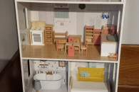 DOMEK DLA DZIEWCZYNKI DZIECI WYPOSAŻONY DUŻY