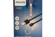 KABEL PHILIPS USB-A TO LIGHTNING 1,2M DLC3104V
