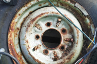 Opony razem z felgami do syrenki