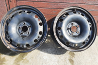 2 Felgi Stalowe R15 plus kołpaki od Skody