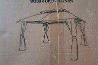 Pergola 3x4 szara
