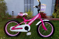 Rowerek Kross Lilly 16 różowy plus koszyk