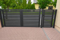 Brama Palisadowa 400 x 150 Ocynk Komplet Okazja
