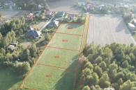 Działki budowlane 1000m² k. Sieradza