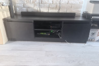 Szafka RTV czarny mat 120 cm stan bdb