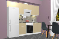 Meble kuchenne LARA polysk 250cm z Blatem 3