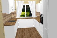 Kuchnia LARA polysk 290*257*370 z Blatem 2