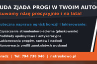 Progi samochodowe rdza malowanie
