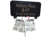 Topper widzisz 20 30 40 to nie tak dużo na tort