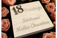 Podziękowanie Chrzestnych Dziadków 18 urodziny