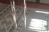 Wazon cylinder 70cm wys szklany