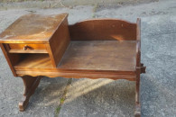 ŁAWECZKA Z SIEDZISKIEM STYL VINTAGE DO RENOWACJ