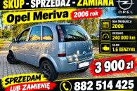 Śliczny.Zadbany.Opel.Meriva.A.2006r.1,6.Benzyn