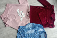 Bluzy,koszula,bluzki ok.7,8 lat stan bdb