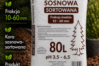 Kora Sosnowa Średnia 10-60 80L