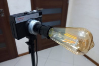 Lampa z aparatu fotograficznego nowoczesna