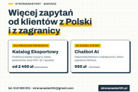 Katalog maszyn w kilku językach + Chatbot AI