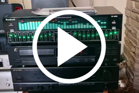 Wzmacniacz SANSUI AU-X117 2x40W CDX105 Korektor