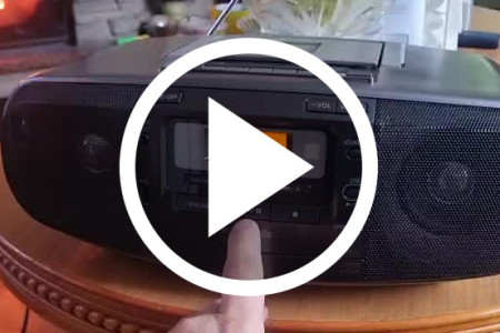 Panasonic RX-D55 radiomagnetofon z CD USB pilot