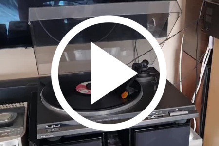 Gramofon Technics SL-BD20 Półautomat okablowani