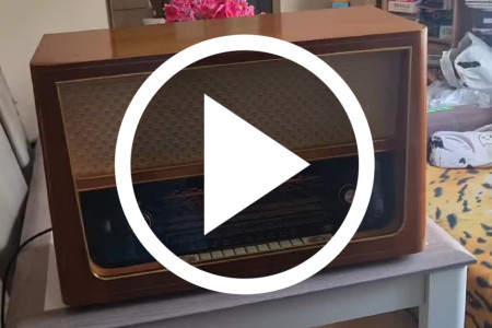 Radio lampowe RTF Rochlitz Stradivari 2 z 1957r