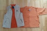 Sweter coccodrillo oranż + kamizelka 122