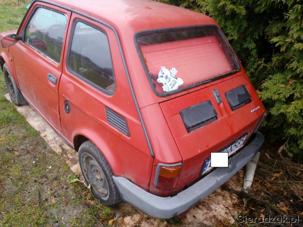 Sprzedam Fiata 126p 1998 rocznik OC caly rok Sieradzak.pl